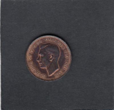 Beschrijving: 1 Farthing  GEORGIUS VI  